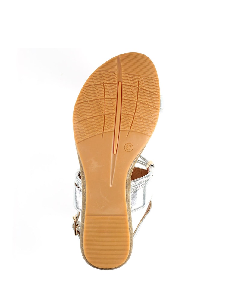 Lunar Danby Pewter Sandals - Image 8 of 8