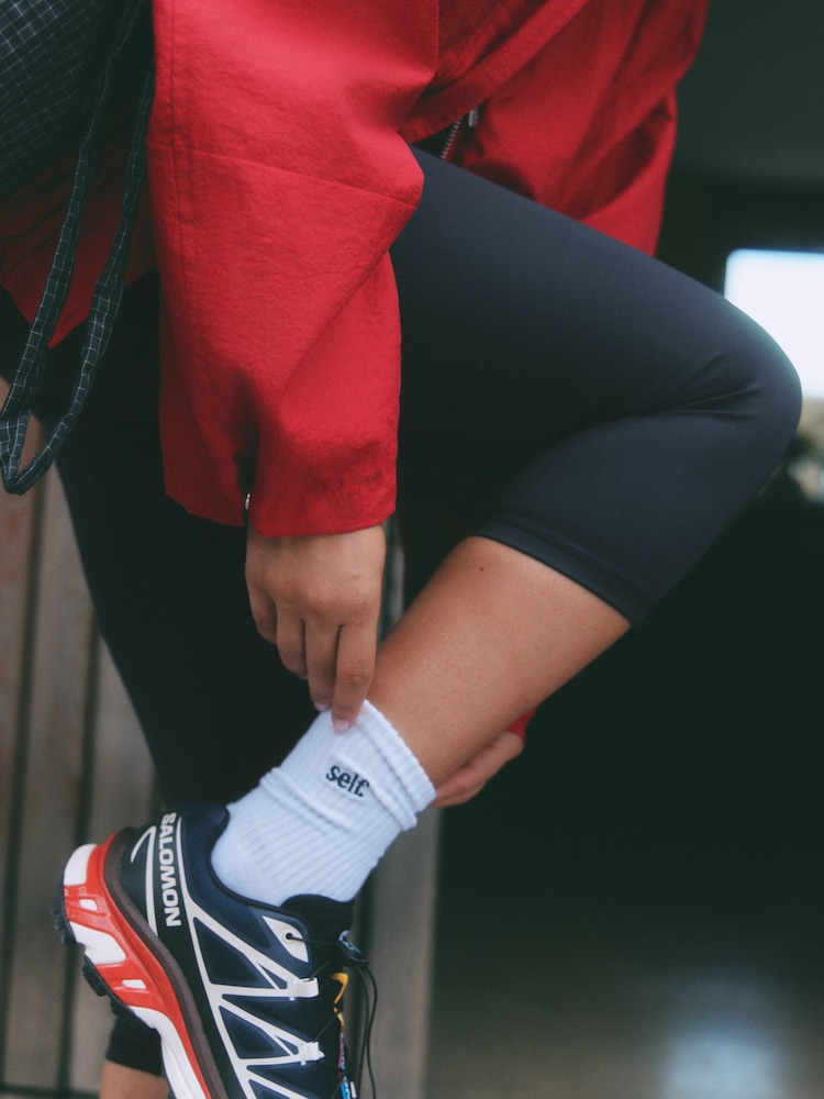海軍藍 - self. Capri Sports Leggings - 圖片 6，共 6