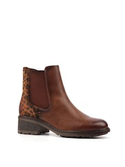 Lunar Brown Simone Ankle Boots - Image 2 of 5