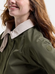 Didriksons Green Lynn Womens Waterproof Jacket - Image 4 of 6