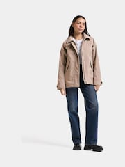 Didriksons Beige Lynn Womens Waterproof Jacket - Image 2 of 6