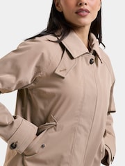 Didriksons Beige Lynn Womens Waterproof Jacket - Image 5 of 6