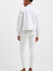 French Connection White Conscious Stretch Tucker Jacket - Image 3 of 4