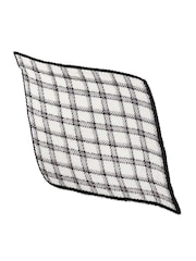 Aela Black Check Pleated Scarf - Image 2 of 3