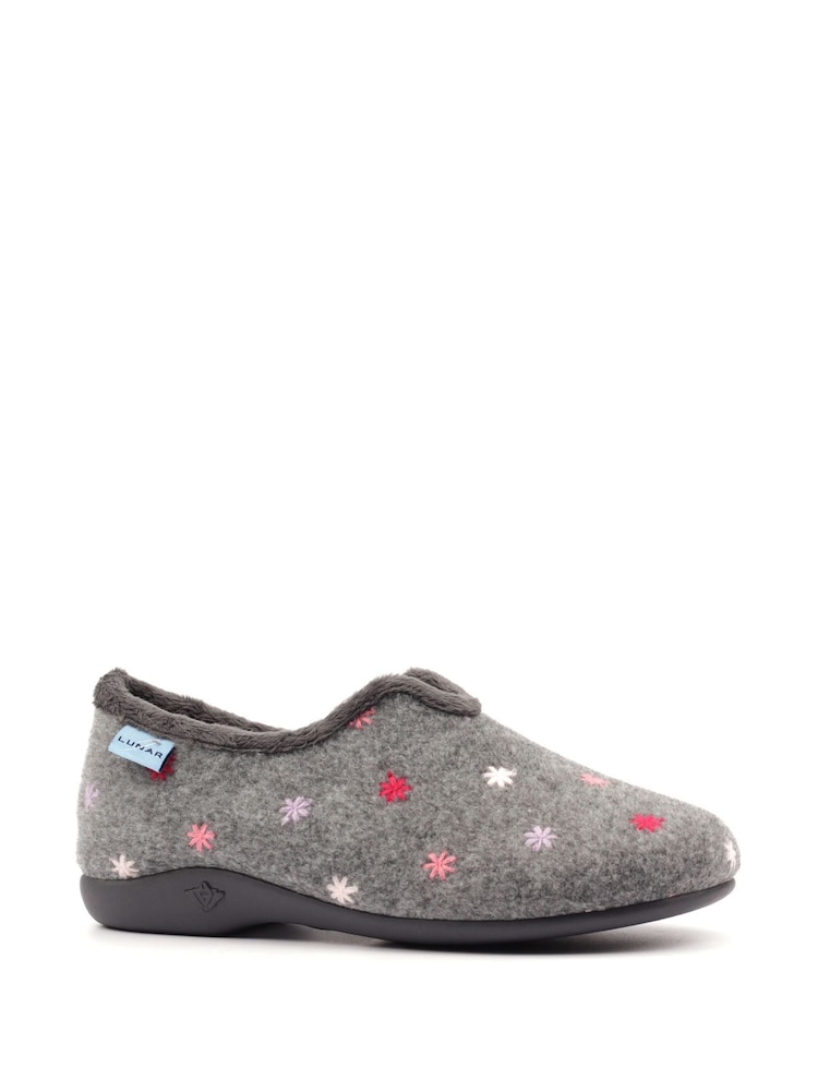 Lunar Grey Florence Slippers - Image 2 of 5