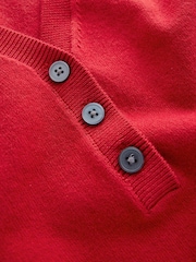 Boden Camilla bomulds-T-shirt med V-hals - Billede 4 af 4