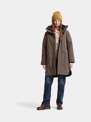 Didriksons Brown Lilian Waterproof Coat - Image 1 of 5