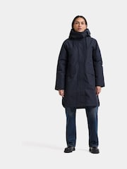 Didriksons Blue Lilian Waterproof Coat - Image 1 of 6