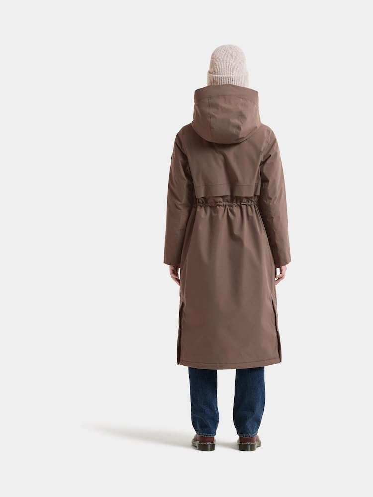 Mokkabrun - Didriksons Melody Long Waterproof Coat - Bilde 2 av 6 Mokkabrun - Didriksons Melody Long Waterproof Coat - Bilde 2 av 6