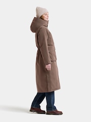 Mokkabrun - Didriksons Melody Long Waterproof Coat - Bilde 3 av 6