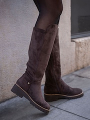 Botas altas Gayle de caña elástica de Lunar - Imagen 1 de 6