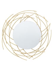 Gallery Home Gold Barking Mirror - Image 1 of 2