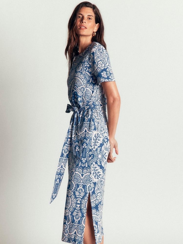 Boden Blue Cary T-Shirt Jersey Dress - Image 2 of 7