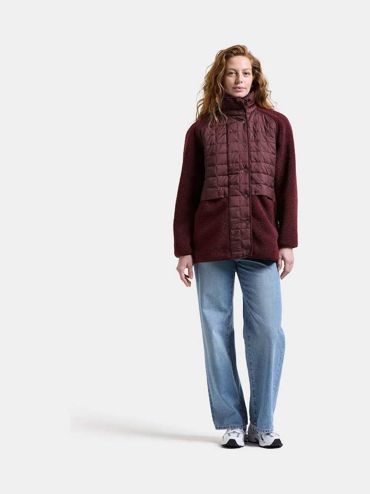 레드 - Didriksons Hazel Hybrid Fleece - 6의 이미지 1