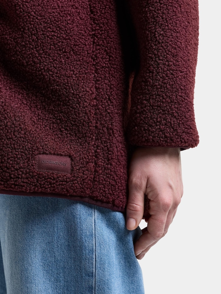 레드 - Didriksons Hazel Hybrid Fleece - 6의 이미지 6