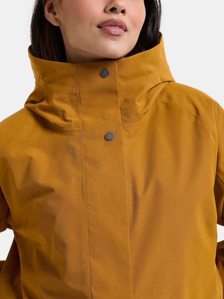 Didriksons Brown Alana Waterproof Coat - Image 6 of 6 Didriksons Brown Alana Waterproof Coat - Image 6 of 6