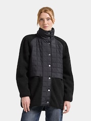Didriksons Black Hazel Womens Hybrid Fleece - Image 1 of 6