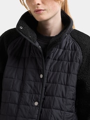 Didriksons Black Hazel Womens Hybrid Fleece - Image 5 of 6