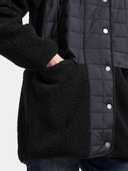 Didriksons Black Hazel Womens Hybrid Fleece - Image 6 of 6