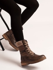 Lunar Brown Marla Ice Grip Waterproof Mid Boots - Image 3 of 7