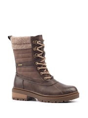 Lunar Brown Marla Ice Grip Waterproof Mid Boots - Image 4 of 7