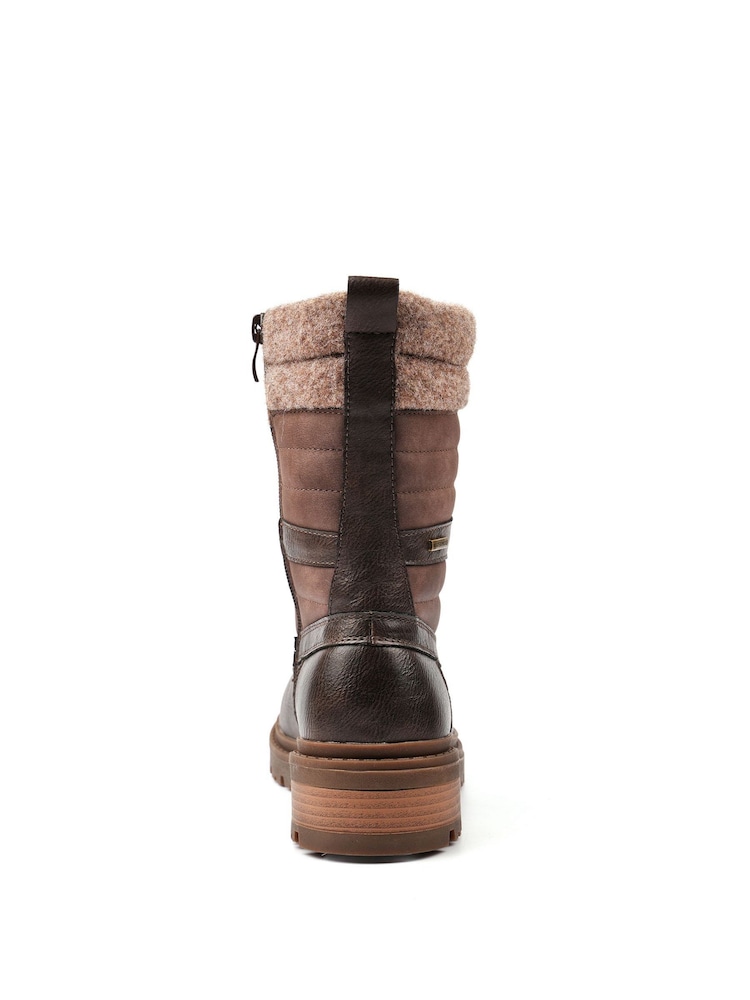 Lunar Brown Marla Ice Grip Waterproof Mid Boots - Image 7 of 7 Lunar Brown Marla Ice Grip Waterproof Mid Boots - Image 7 of 7