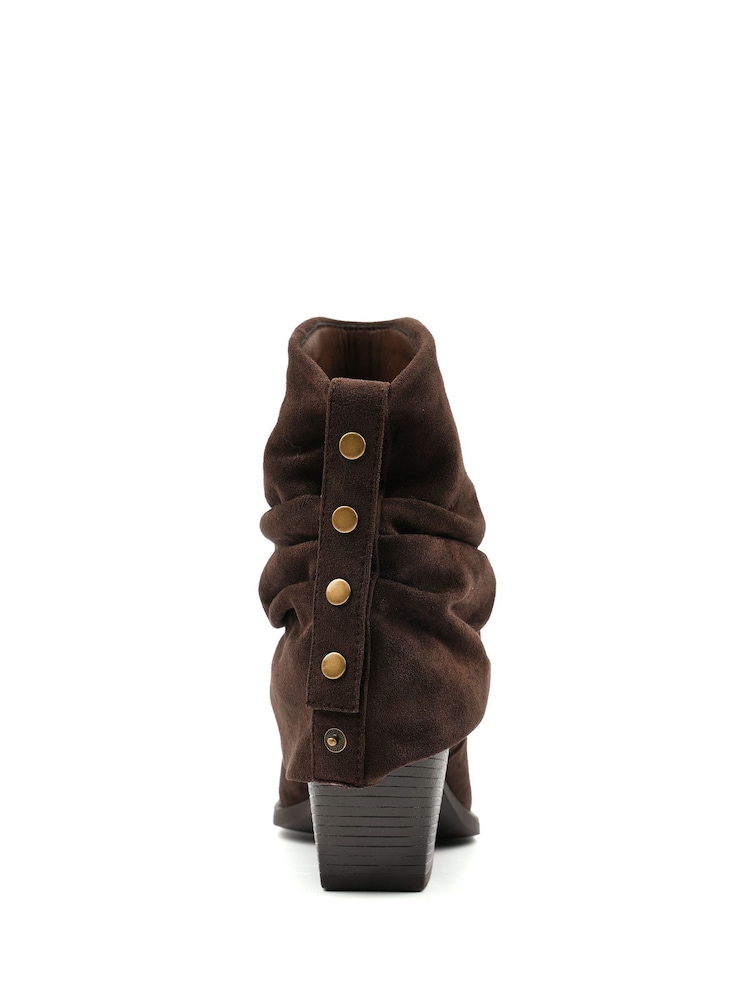 Lunar Dark Brown Monica Ankle Boots - Image 7 of 7 Lunar Dark Brown Monica Ankle Boots - Image 7 of 7