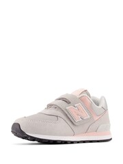 New Balance Grey Girls Hook & Loop 574 Trainers - Image 4 of 5