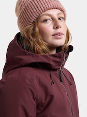 Didriksons Red Tiril Womens Waterproof Coat - Image 5 of 6