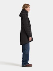 Didriksons Black Alana Waterproof Coat - Image 3 of 6