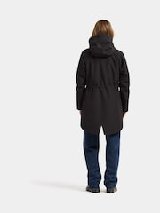 Didriksons Black Alana Waterproof Coat - Image 5 of 6