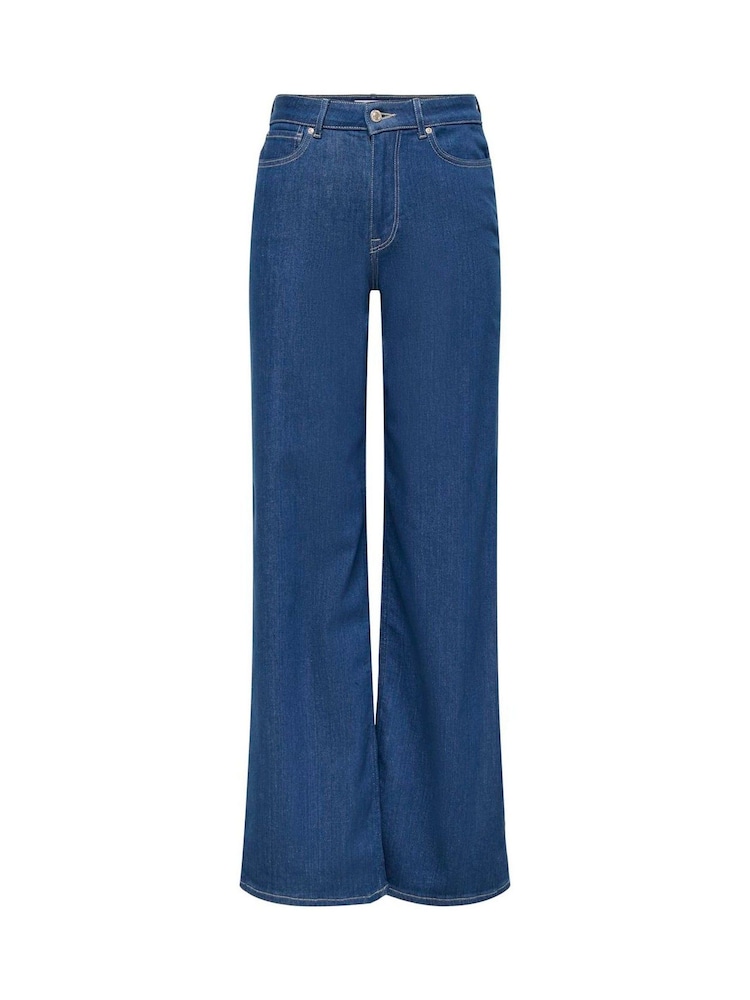 ONLY Madison High Waist Wide Leg Jeans In Super Stretch - Bild 1 von 2