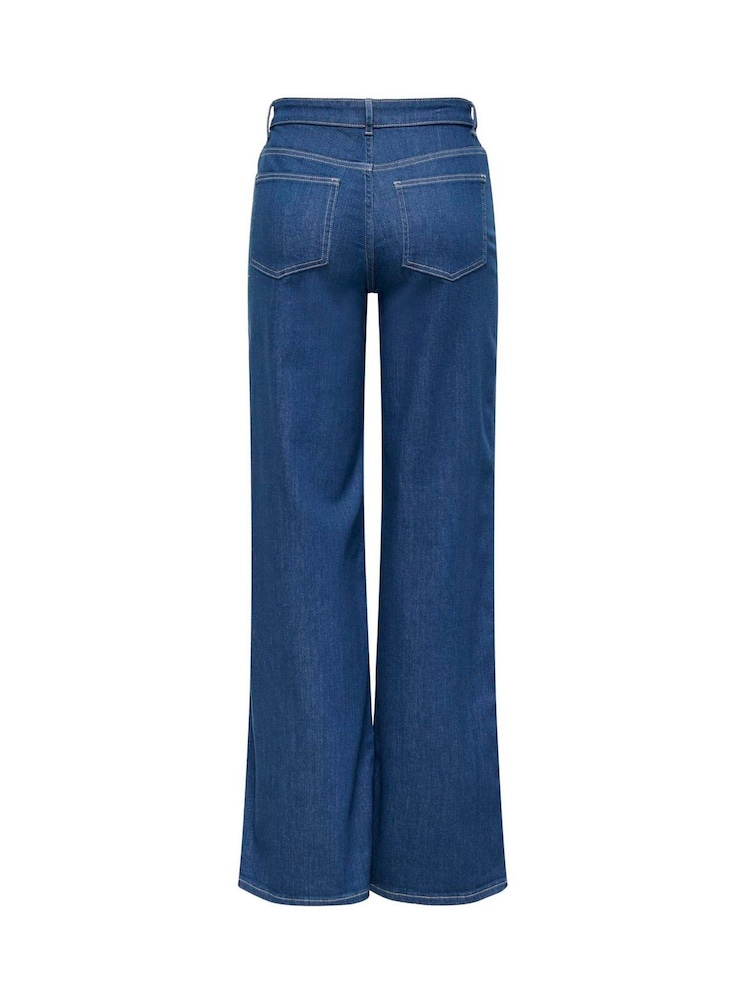 ONLY Madison High Waist Wide Leg Jeans In Super Stretch - Bild 2 von 2