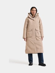 Brun - Didriksons Melody Long Waterproof Coat - Bilde 1 av 6