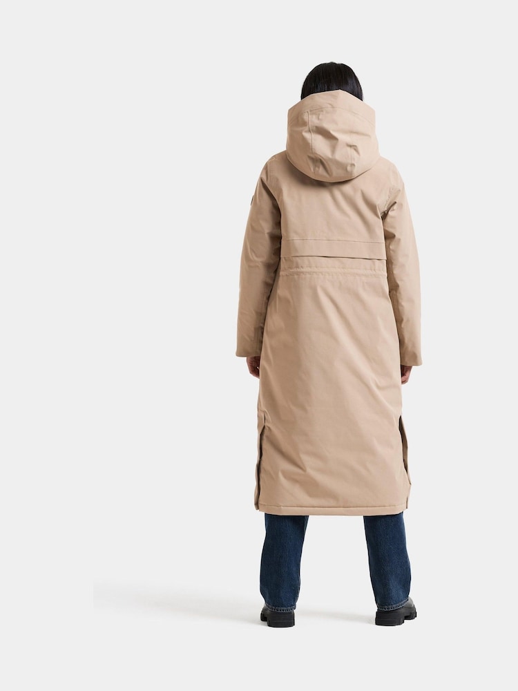 Brun - Didriksons Melody Long Waterproof Coat - Bilde 2 av 6 Brun - Didriksons Melody Long Waterproof Coat - Bilde 2 av 6