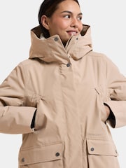 Brun - Didriksons Melody Long Waterproof Coat - Bilde 4 av 6