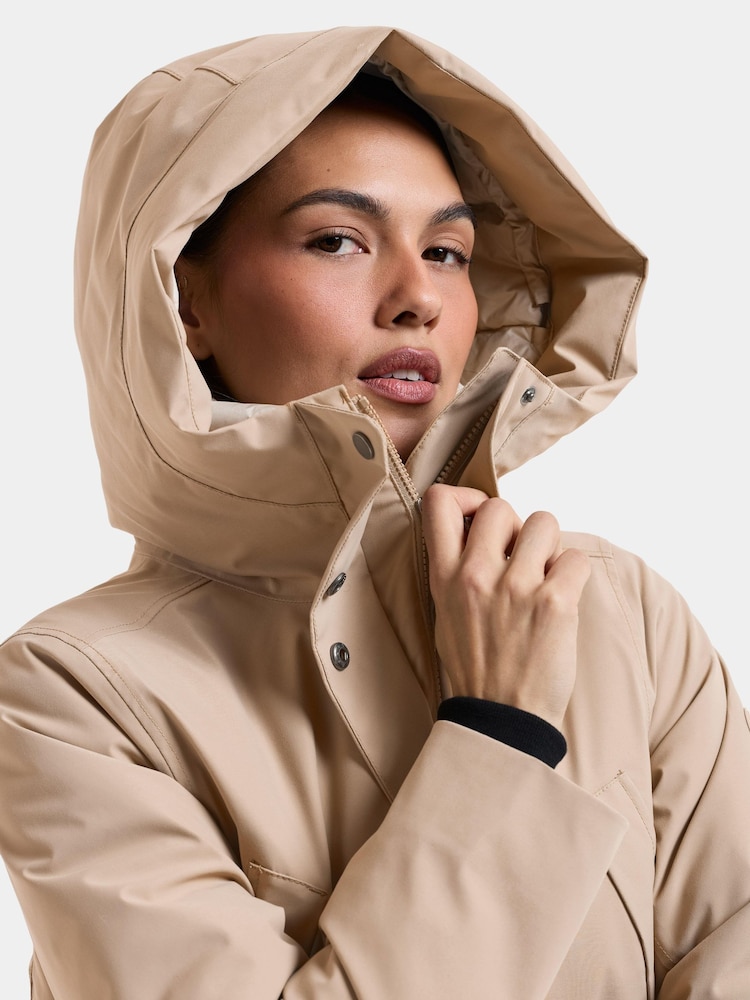 Brun - Didriksons Melody Long Waterproof Coat - Bilde 6 av 6 Brun - Didriksons Melody Long Waterproof Coat - Bilde 6 av 6