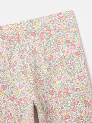 Joules Girls' Cartwheel Pink Shorts - Image 2 of 2