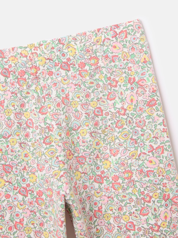 Joules Girls' Cartwheel Pink Shorts - Image 2 of 2 Joules Girls' Cartwheel Pink Shorts - Image 2 of 2