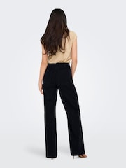 ONLY Black High Waist Wide Leg Jeans - Image 4 of 6