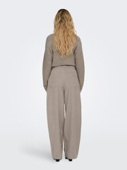 ONLY Natural Mid Waist Tie Belt Corduroy Jeans - Image 2 of 5