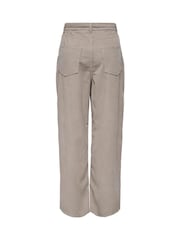 ONLY Natural Mid Waist Tie Belt Corduroy Jeans - Image 5 of 5