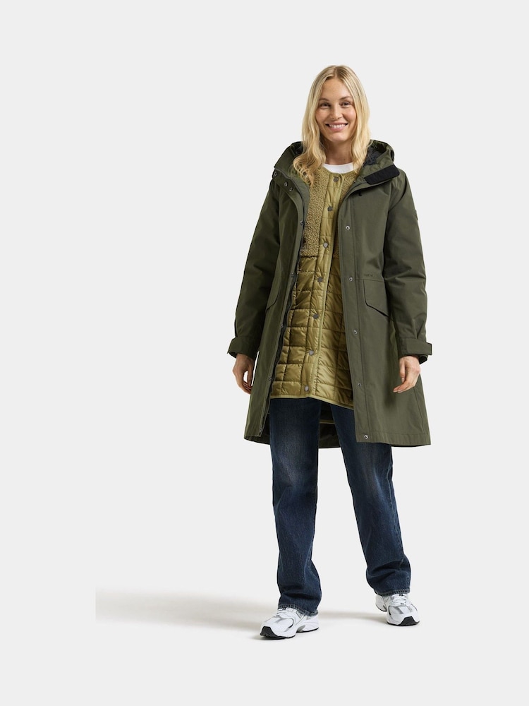 Didriksons Green Alva Womens 3-in-1 Waterproof Coat - Image 1 of 6 Didriksons Green Alva Womens 3-in-1 Waterproof Coat - Image 1 of 6