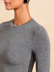 Friends Like These Grey Soft Touch Long Sleeve Top - Image 3 of 5