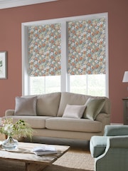 Laura Ashley Dusky Seaspray Blue Tulips Made to Measure 100% Cotton Roman Blinds - Image 5 of 6