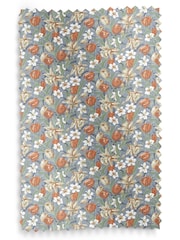 Laura Ashley Dusky Seaspray Blue Tulips Made to Measure 100% Cotton Roman Blinds - Image 6 of 6
