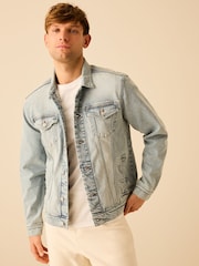 Bleach-Waschung - Jeansjacke - Bild 1 von 9