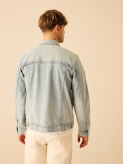 Bleach-Waschung - Jeansjacke - Bild 3 von 9