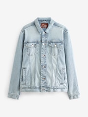 Bleach-Waschung - Jeansjacke - Bild 5 von 9