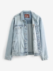Bleach-Waschung - Jeansjacke - Bild 6 von 9